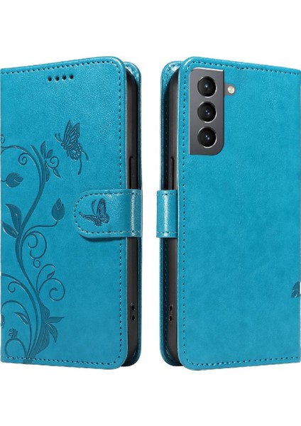Samsung Galaxy S21 Artı ve Kart Yuvası Cüzdan Telefon Kılıfı Kabartmalı (Yurt Dışından)