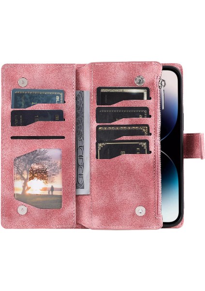 IPhone 15 Için Kılıf Pro Max Alüminyum Metal Logo Mikrofiber Astar Içinde (Yurt Dışından)