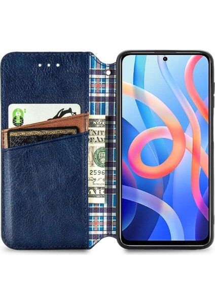 Xıaomı Redmi Not 11 Için Kılıf Cüzdan Fonksiyonu Kapak Çevirin Moda Tasarımı (Yurt Dışından)