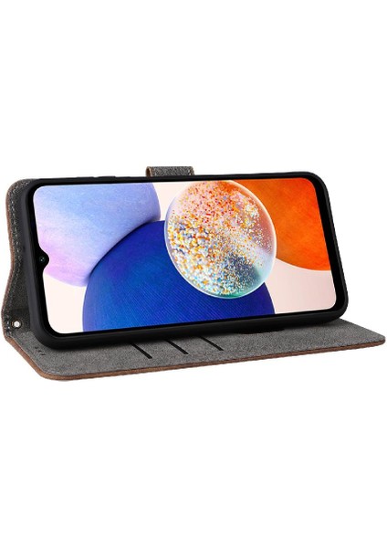 Samsung Galaxy A15 Için Kılıf 4g/5g Kart Yuvaları Kapak Pu Deri Flip Folio (Yurt Dışından)