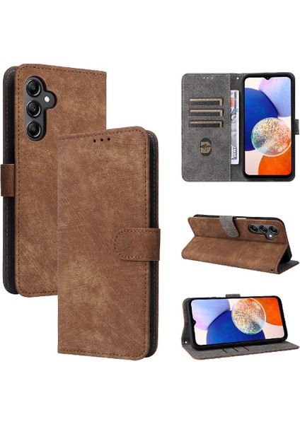 Samsung Galaxy A15 Için Kılıf 4g/5g Kart Yuvaları Kapak Pu Deri Flip Folio (Yurt Dışından)