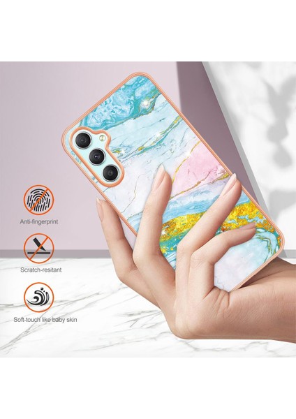 Samsung Galaxy A25 5g Mermer Desen Koruma Için Kılıf Ince Tpu Yumuşak (Yurt Dışından)