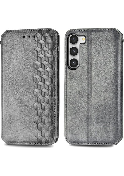 Samsung Galaxy S23 Kılıf Için Kılıf Moda Tasarımı Zarif Flip (Yurt Dışından)