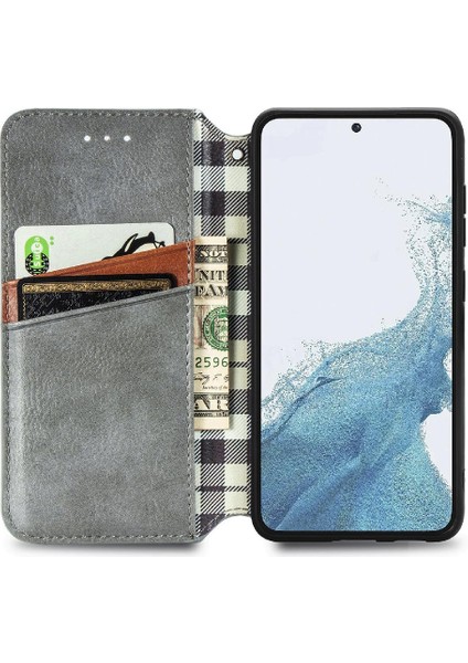 Samsung Galaxy S23 Kılıf Için Kılıf Moda Tasarımı Zarif Flip (Yurt Dışından) modelleri