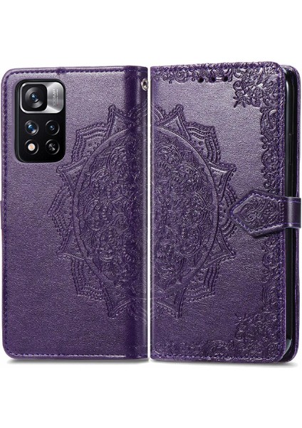 Redmi Not 11 Için Kılıf Pro Kılıf Darbeye Zarif Desen Flip (Yurt Dışından)