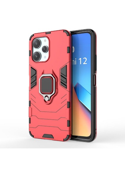 Xiaomi Redmi Için 12 4g Askeri Damla Koruma Darbeye Kapak Halkası (Yurt Dışından)