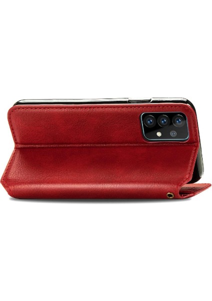 Samsung Galaxy Case 4g Flip Kapak Cüzdan Fonksiyonu Deri Kılıf (Yurt Dışından)