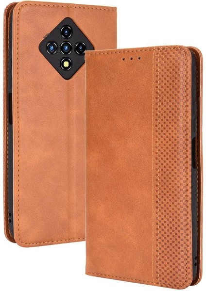 Infinix Sıfır 8 Cüzdan Manyetik Kapatma Pu Deri Için Kılıf (Yurt Dışından)