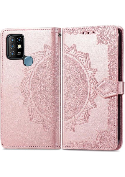 Infinix Sıcak 10 Basit Iş Darbeye Deri Çanta Flip Case (Yurt Dışından)