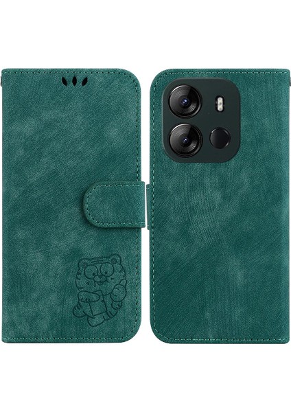Tecno Spark Go 2023 Için Kılıf Cüzdan Kılıf Tutucu Kapak Flip Folio Kabartmalı (Yurt Dışından)