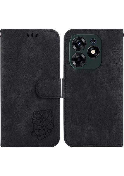 Tecno Spark 10 Pro Için Kılıf Cüzdan Kılıf Flip Folio Tutucu Kapak Kabartmalı (Yurt Dışından)