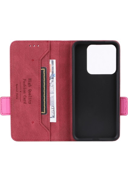 Mellow Shop Xiaomi 14 Için Kılıf Koruyucu Kapak Deri Kart ile Folio Flip Case (Yurt Dışından)