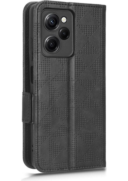 Xiaomi Poco X5 Pro 5g Için Kılıf Cüzdan Pu Deri 3 Kart Tutucu Kapak Çevirin (Yurt Dışından)