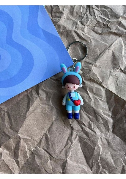 Kawaii Kız Anahtarlık 1 Adet
