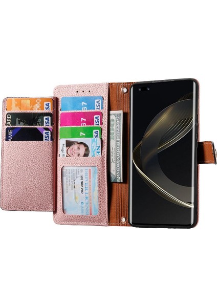 Huawei Nova 11 Için Kılıf Fermuar Cüzdan Aşk Deri Kılıf Kordon (Yurt Dışından) modelleri