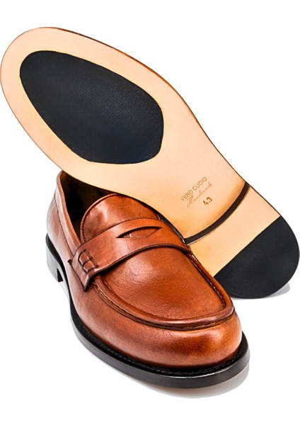 Erkek Taba Loafer