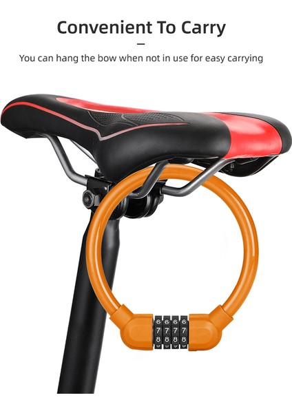 Siyah Stil Bisiklet Için 4 Haneli Kombinasyonlu Zincir Kilidi - Hırsızlığa Karşı Güvenlik (Yurt Dışından) fiyatları