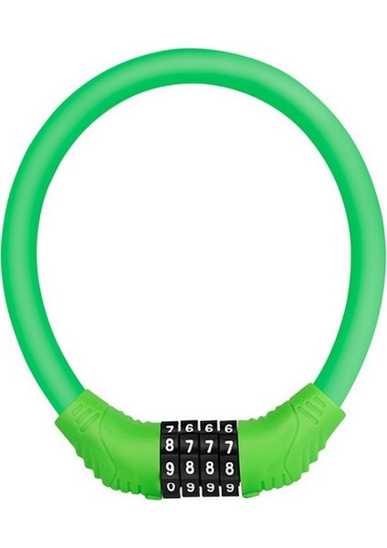 Yeşil Sabitlenebilir Stil 1 Adet Taşınabilir Bisiklet Şifreli Kilit Dağ Yol Bisikleti Teker Kilidi Esnek Hırsızlık Önleyici Çelik Tel Zincir Şifre Sabit Kod Kilit (Yurt Dışından)