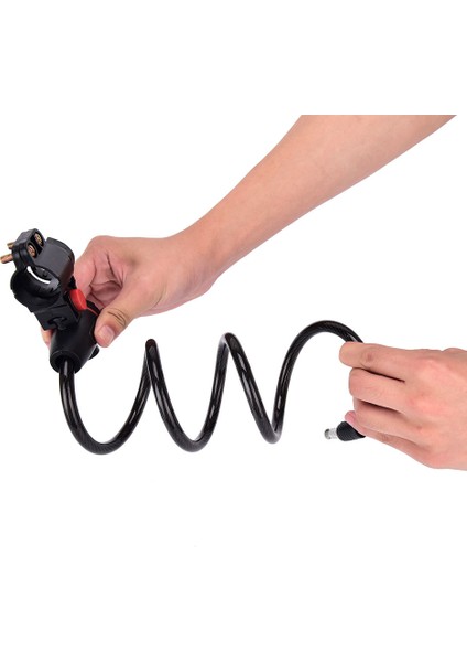 Siyah Stil Evrensel Bisiklet Kilidi Mtb Yol Bisikleti Güvenlik Hırsızlık Önleyici Çelik Güçlü Tel Bobin 2 Anahtarlı Açık Hava Bisiklet Aksesuarları (Yurt Dışından) fırsatları