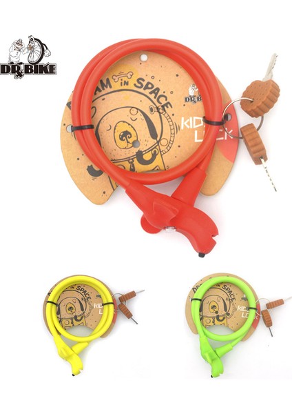 45CMSARI Stil Çocuk Bisikleti Kablo Kilidi Silikon Yüzey Çelik Tel Hırsızlık Önleyici Bisiklet Kilidi Sevimli Tasarım Çocuk Bisiklet Aksesuarları (Yurt Dışından) indirimleri