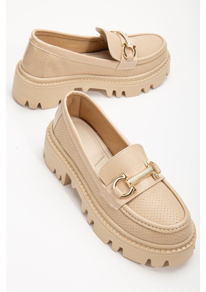 Sirena Krem Triko Hasır Detaylı Espadril