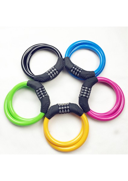 Mavi Stil Bisiklet Kilidi Yüksek Güvenlikli Şifreli Hırsızlık Önleyici Kilitleme Dağ Yol Minik Bisiklet Kilidi Renkli Bisiklet Ekipmanı (Yurt Dışından) modelleri