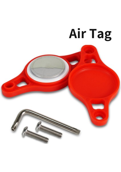 Kırmızı Stil Airtag Bisiklet Montajı Bulucu Koruyucu Kılıf Anti-Hırsızlık Evrensel Bisiklet Tutucu Takip Cihazı Konumlandırıcı Kapakları Bisiklet Aksesuarları (Yurt Dışından) fiyatları
