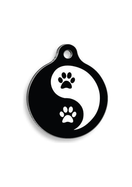 Qr Smart Id Yin Yang Patiler Kedi ve Köpek Künyesi