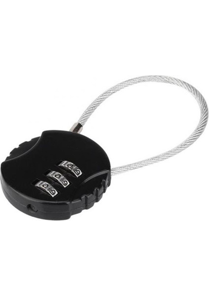 Kodlu Bisiklet Kilidi Kamp Metal Çelik Teli 3 Haneli Kombinasyon Top Şekilli Spor Salonu Kilitleri (Yurt Dışından) modelleri