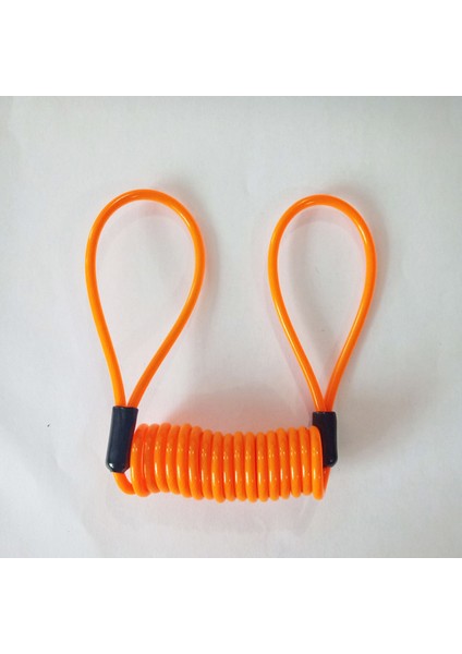 Turuncu Tarzı Disk Frenli Tekerlek Kilidi Taşınabilir Hırsızlık Önleyici Kilit Çelik Tel Bisiklet Elektrikli Kaykay Scooter Aksesuarları (Yurt Dışından)