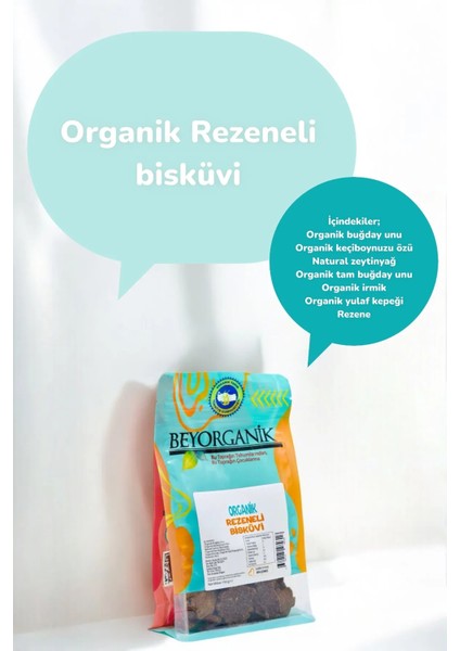 Organik Rezeneli Bisküvi 150gr