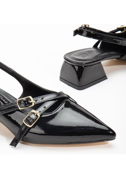 Pary Siyah Kadın Topuklu Ayakkabı modelleri