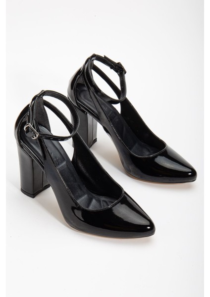 Lillian Topuklu Siyah Topuklu Kadın Ayakkabı