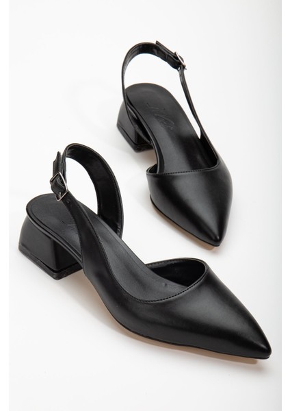 Ossie Siyah Cilt Kadın Topuklu Ayakkabı fiyatları