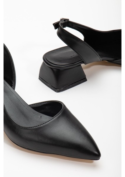 Ossie Siyah Cilt Kadın Topuklu Ayakkabı modelleri