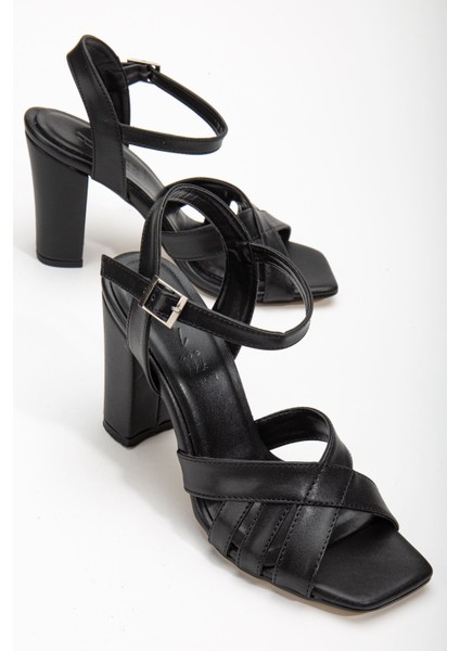 Hope Yüksek Topuklu Siyah Cilt Küt Burun Kadın Ayakkabı fiyatları