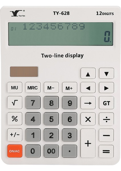 Masaüstü 12 Haneli Büyük ve LCD Ekranlı Hesap Makinesi (Yurt Dışından)