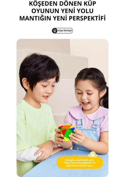Skewb Çıkartmasız Zeka Küpü Sihirli Küp Türkiye Resmi Satıcısı (Gan Üretimidir) fırsatları