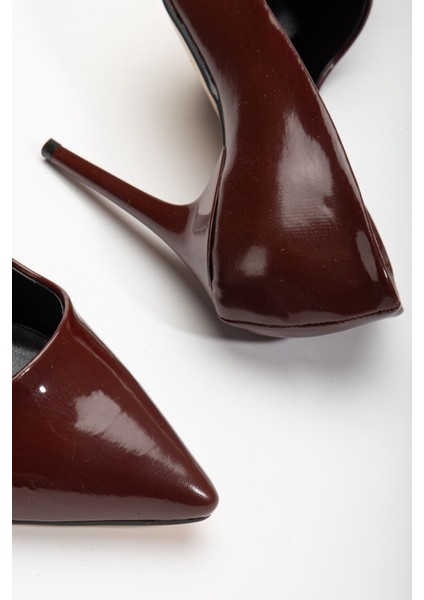 River Bordo İnce Topuklu Kadın Abiye Ayakkabı modelleri