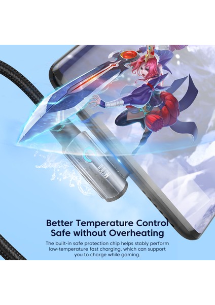 100W Usb A'dan Type C'ye Dik Açılı Veri Şarj Kablosu 2m (Yurt Dışından) fiyatları