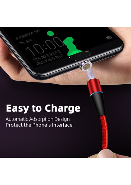 1m 5A Hızlı Şarj Manyetik Veri Kablosu 2'si 1 Arada Usb'den 8 Pim'e + Type C Kablo Gümüş (Yurt Dışından) modelleri