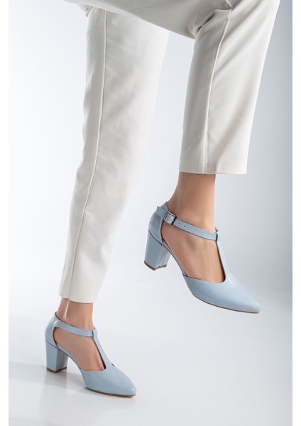 Niven Bebe Mavisi Cilt Topuklu Kadın Ayakkabı fiyatları