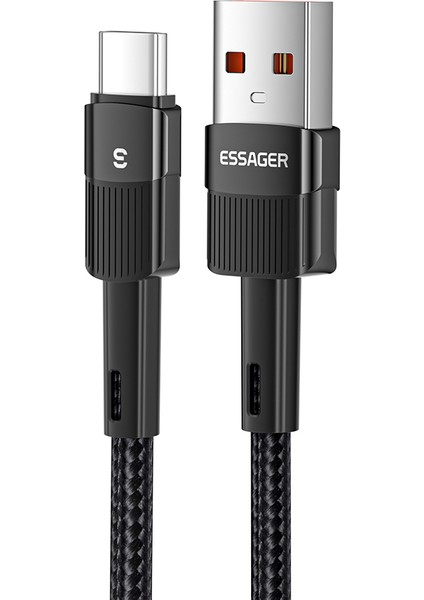 0 5m Şarj Kablosu Usb'den Tip C'ye 66W Hızlı Şarj 480MBPS Iletim Kablosu (Yurt Dışından)