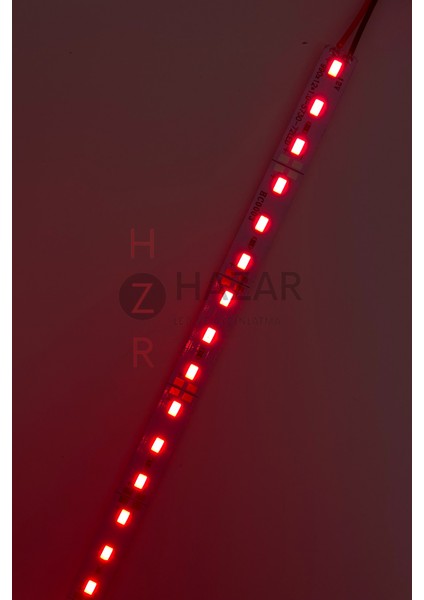 Hazar Led 12 Volt 5630 Ledli LED Bar Alüminyum Çubuk 72 Ledli Kırmızı