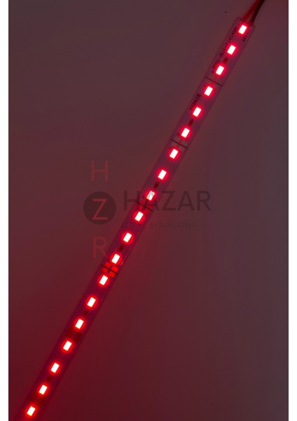 Hazar Led 12 Volt 5630 Ledli LED Bar Alüminyum Çubuk 72 Ledli Kırmızı