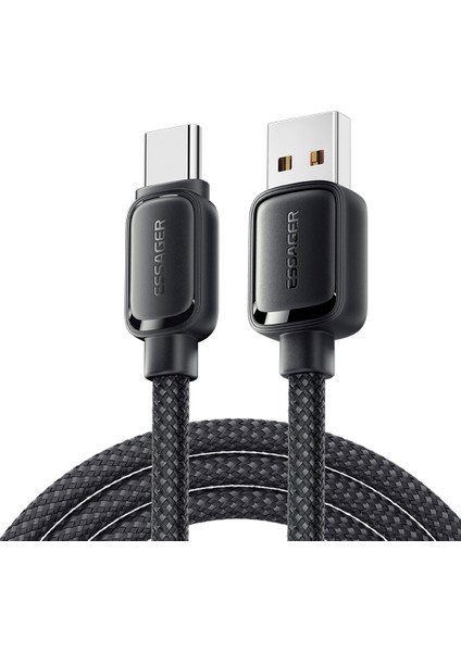 100W 7A Hızlı Şarj Kablosu Usb A'dan Tip C Manyetik Veri Kablosuna (Yurt Dışından)