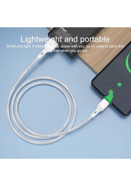 1 Metre Type C Usb C'den Usb'ye Süper Hızlı Şarj Kablosu Yüksek Hızlı Veri Iletimi Cep Telefonu Kablosu (Yurt Dışından)