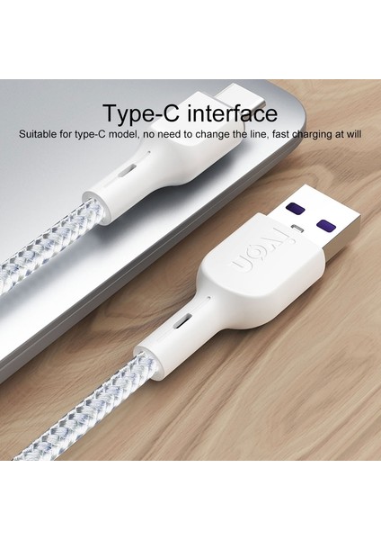 1 Metre Type C Usb C'den Usb'ye Süper Hızlı Şarj Kablosu Yüksek Hızlı Veri Iletimi Cep Telefonu Kablosu (Yurt Dışından)