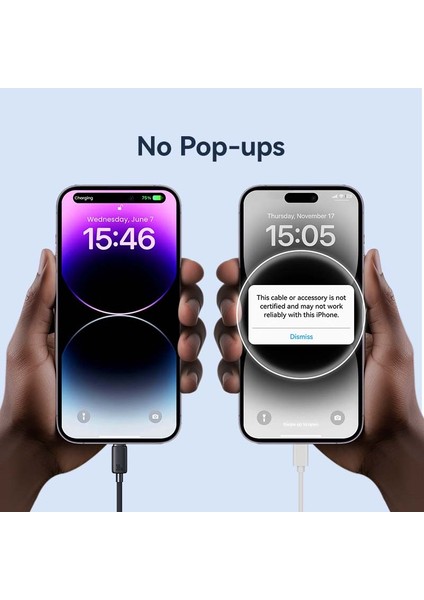 3m Type C'den Lightning'e 30W Hızlı Şarj Kablosu 480MBPS Veri Kablosu (Yurt Dışından)