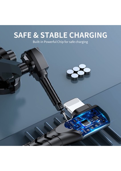 1 M Type C Lightning Pd 20W Hızlı Şarj Kablosu Çift Dik Açılı Veri Kablosu Gümüş (Yurt Dışından)